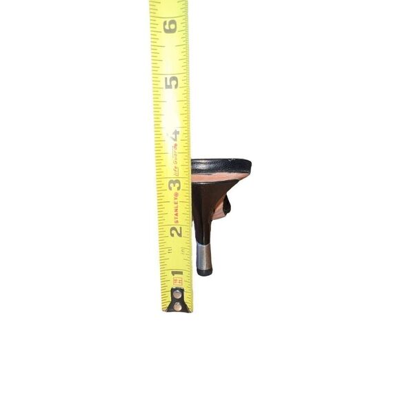 Steven by Steve Madden Black Strappy Sandal Heel With Flower Jewels Womens Sz 10 - Picture 9 of 12